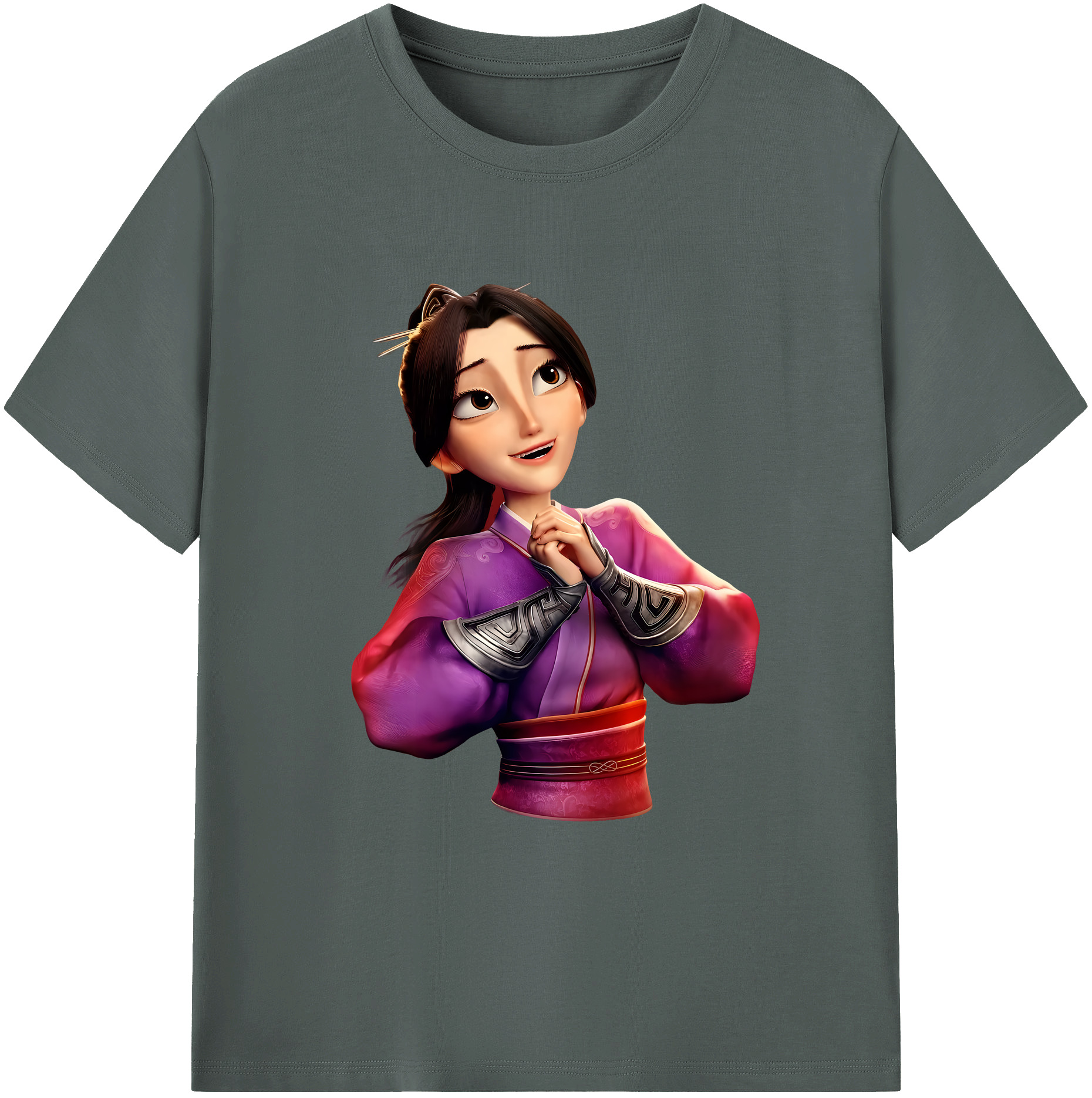 （画像用） Ne Zha 2 ナタ 魔童の大暴れ 綿100％ メンズ半袖Tシャツ｜肌触りやわらか＆通気性